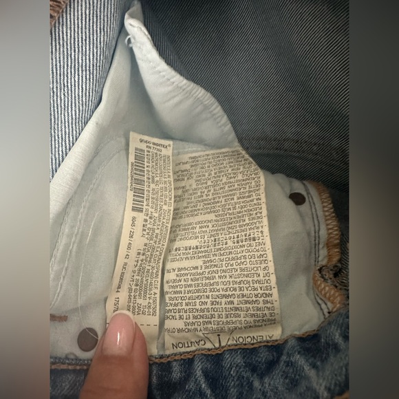 ZARA HIGH RISE WIDE LEG JEANS.Size 10. TALL. - Picture 8 of 14